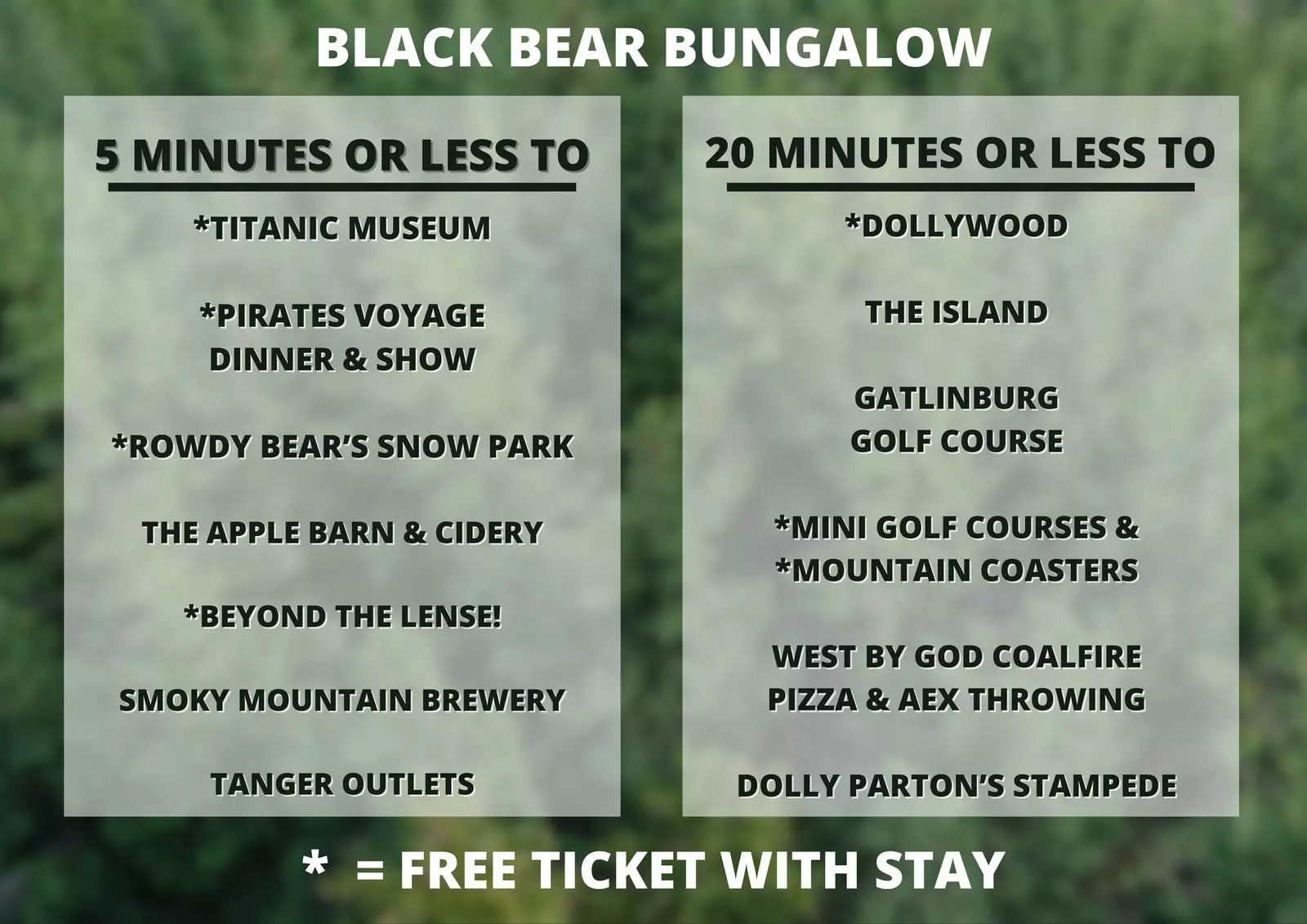 BLACK BEAR BUNGALOW