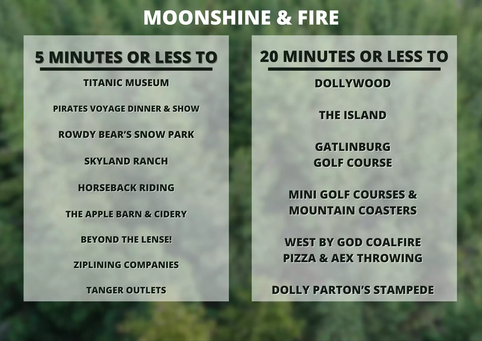 MOONSHINE AND FIRE